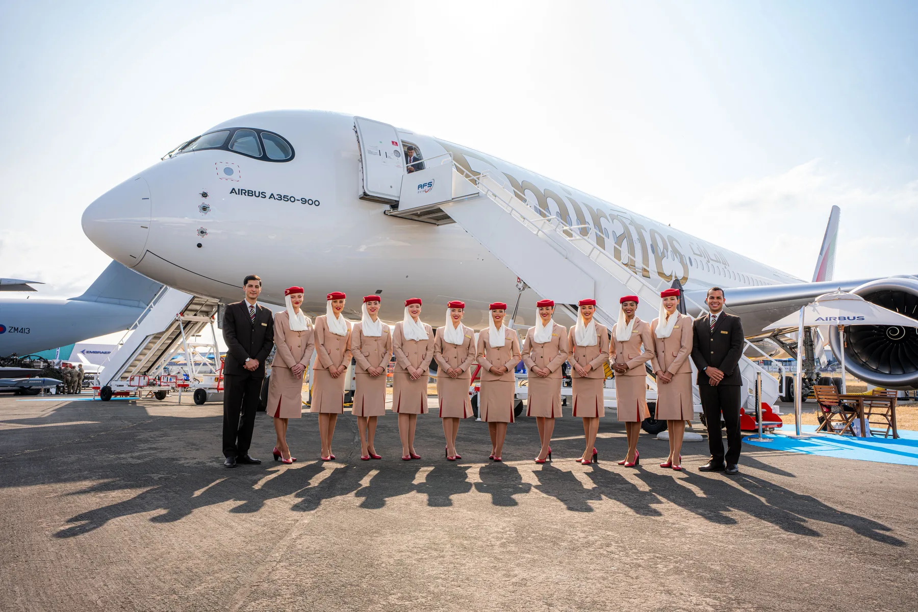 Экипаж Emirates. Фото: © Airbus SAS 2026