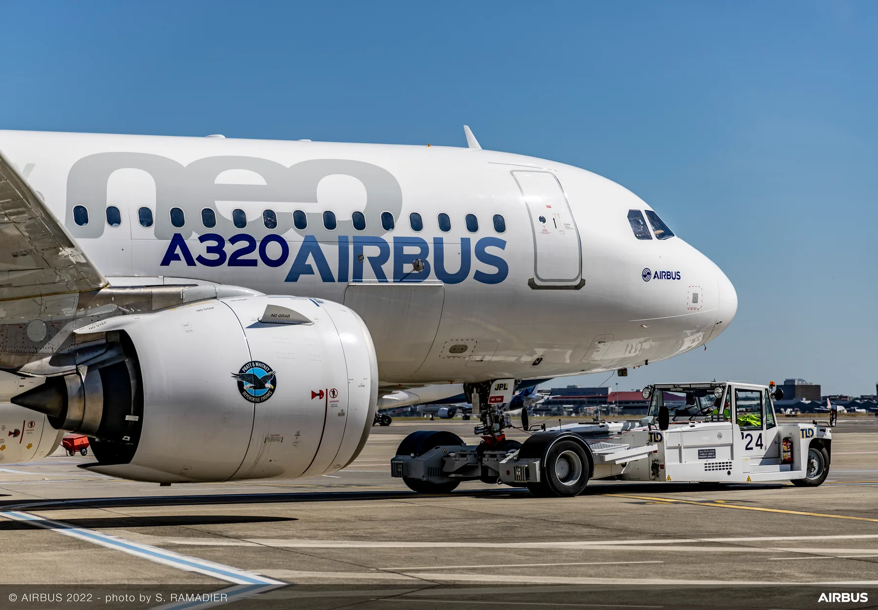 Airbus A320neo с двигателями Pratt & Whitney GTF. Фото: © Airbus SAS 2022